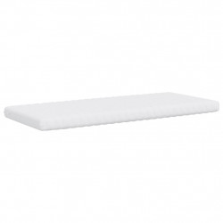 Materac piankowy, biały 100x210 cm, 7-strefowy, twardość 20 ILD