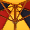 Parasol ogrodowy dla dzieci, na drewnianym słupku, Ø120x140 cm