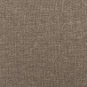 Zagłówek uszak, taupe, 183x16x118/128 cm, tkanina