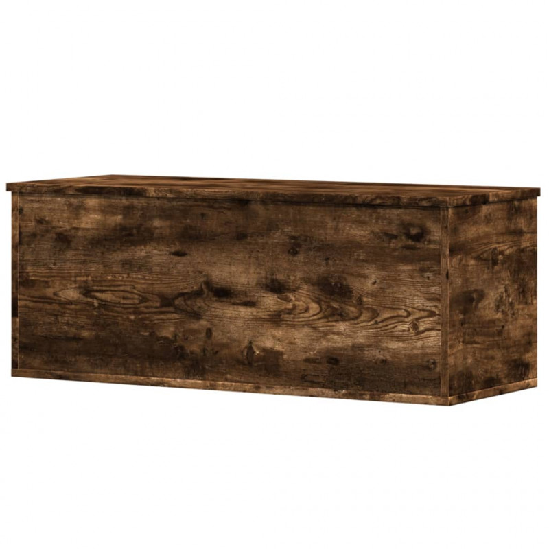 Skrzynia, przydymiony dąb, 90x35x35 cm, materiał drewnopochodny