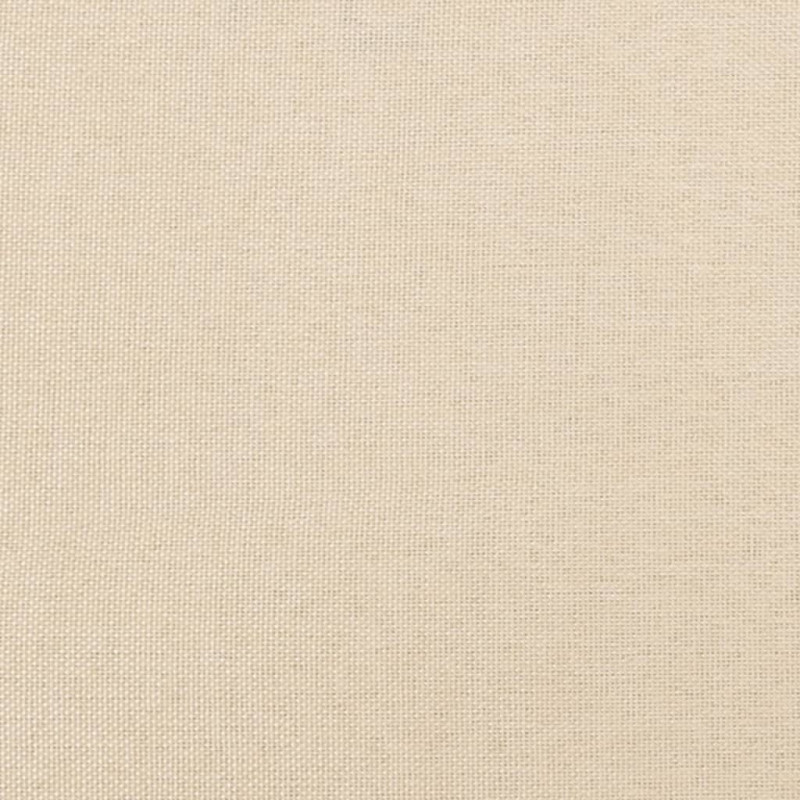 Zagłówek uszak, kremowy, 183x16x118/128 cm, tkanina