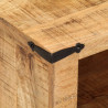 Szafka pod TV, 110x35x40 cm, surowe lite drewno mango