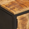 Szafka pod TV, 110x35x40 cm, surowe lite drewno mango