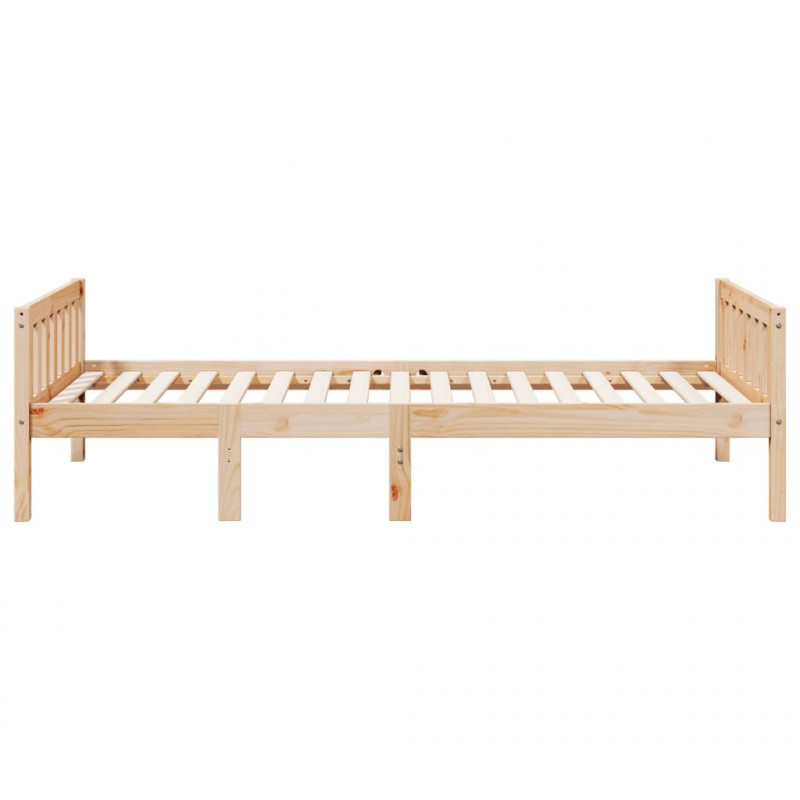 Łóżko dziecięce bez materaca, 80x200 cm, lite drewno sosnowe