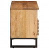 Szafka pod TV, 100x34x46 cm, lite surowe drewno mango