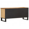 Szafka pod TV, 100x34x46 cm, lite surowe drewno mango