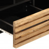 Szafka pod TV, 100x34x46 cm, lite surowe drewno mango