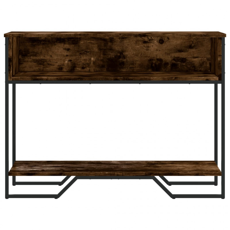 Stolik konsolowy, przydymiony dąb, 100x35x74,5 cm