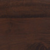 Szafka pod telewizor, brązowa, 100x34x46 cm, lite drewno mango