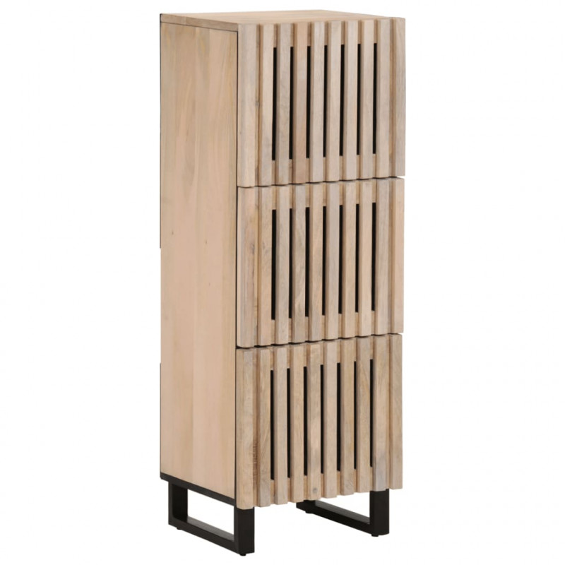 Szafka, 40x34x110 cm, lite drewno mango