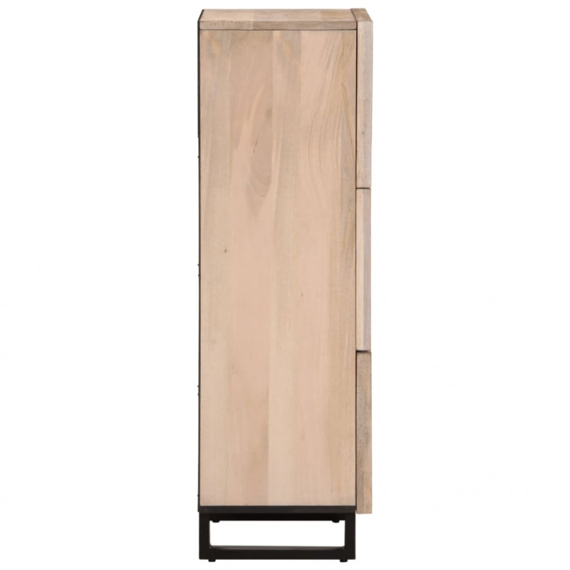 Szafka, 40x34x110 cm, lite drewno mango