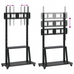 Stojak na kółkach na TV 32-90'', VESA maks. 800x600 mm, 100 kg