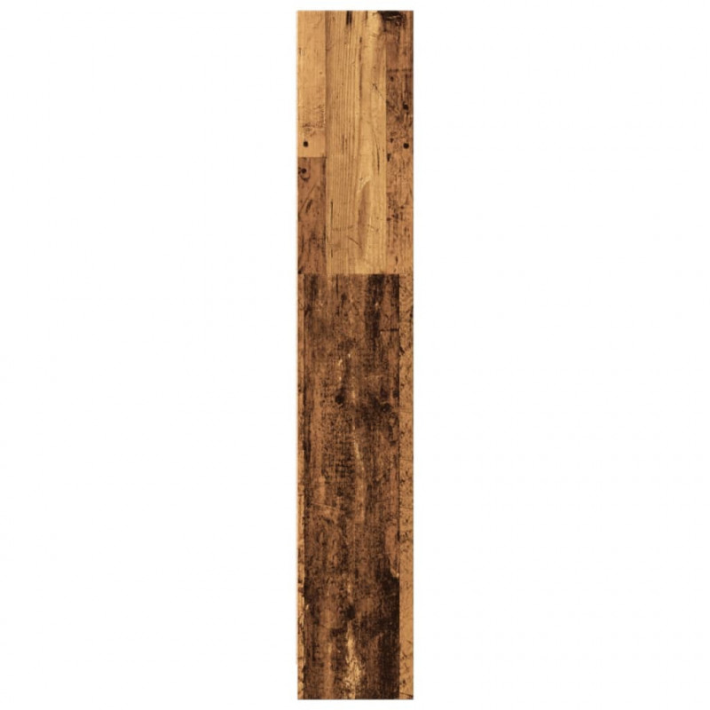 Regał, stare drewno, 40x24x143 cm, materiał drewnopochodny