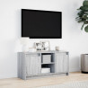 Szafka pod TV z LED, szary dąb sonoma, 100x34x50 cm