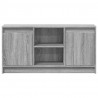 Szafka pod TV z LED, szary dąb sonoma, 100x34x50 cm