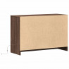 Szafka TV z LED, brązowy dąb, 91x34x61 cm