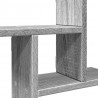 Półki ścienne, 2 szt., szary dąb sonoma, 38x12x38 cm