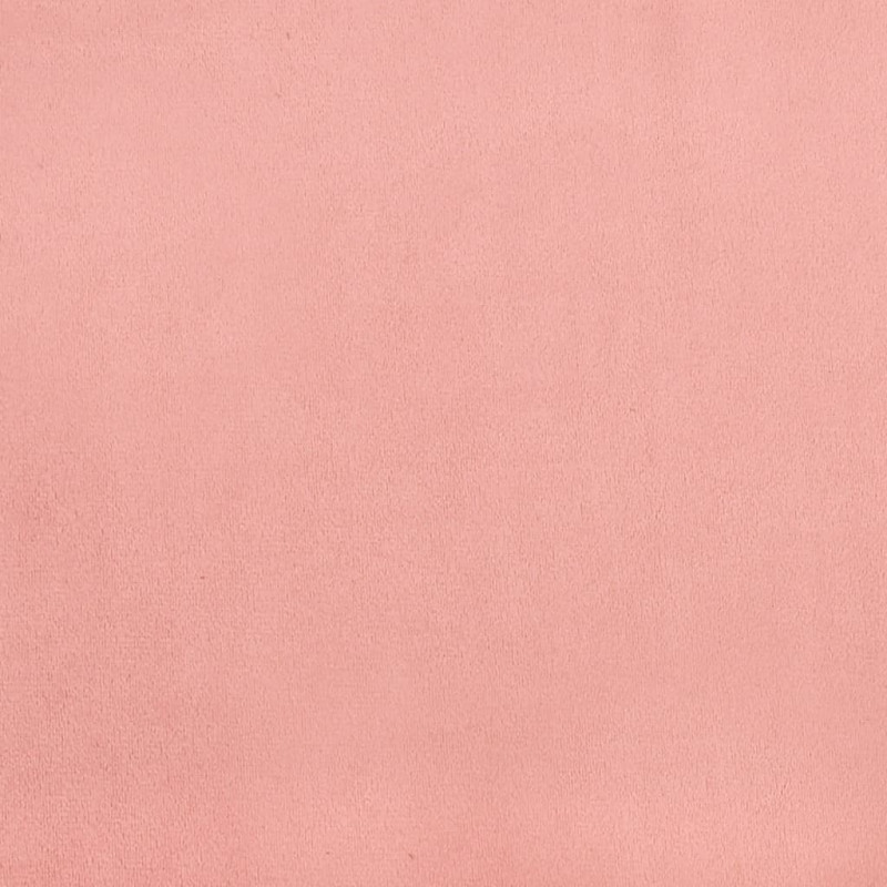 Zagłówek uszak, różowy, 203x16x118/128 cm, aksamit