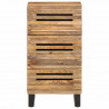 Szafka, 40x34x75 cm, lite surowe drewno mango