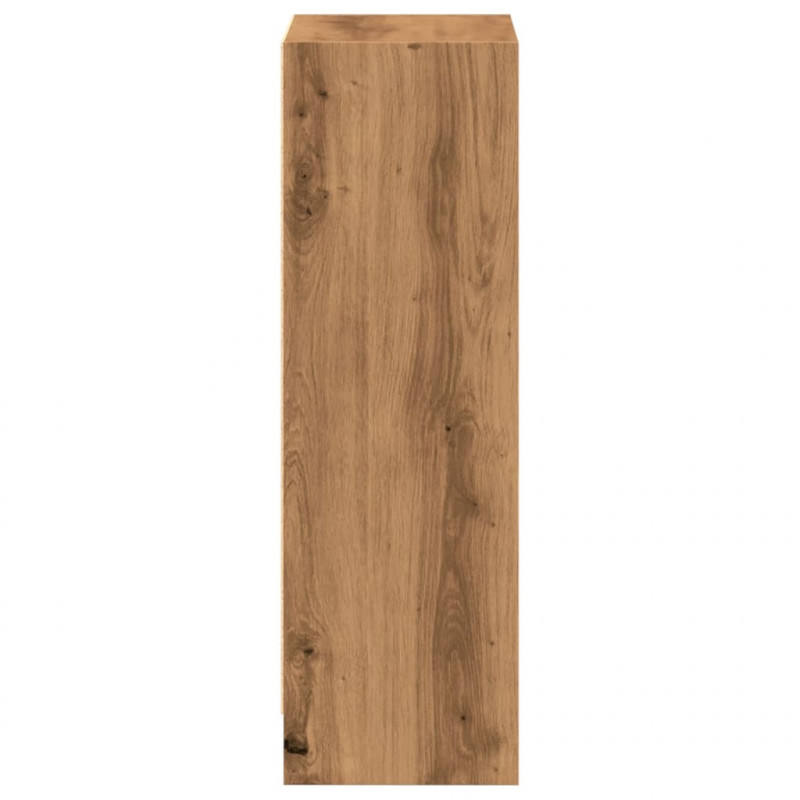 Regał, dąb artisian, 40x24x76 cm, materiał drewnopochodny