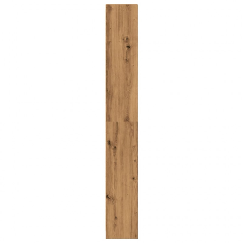 Regał, dąb artisian, 40x24x176 cm, materiał drewnopochodny