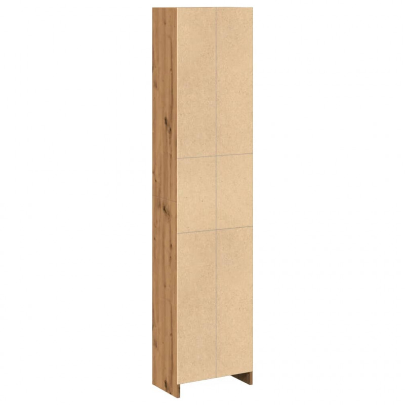 Regał, dąb artisian, 40x24x176 cm, materiał drewnopochodny