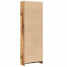 Regał, stare drewno, 60x24x176 cm, materiał drewnopochodny
