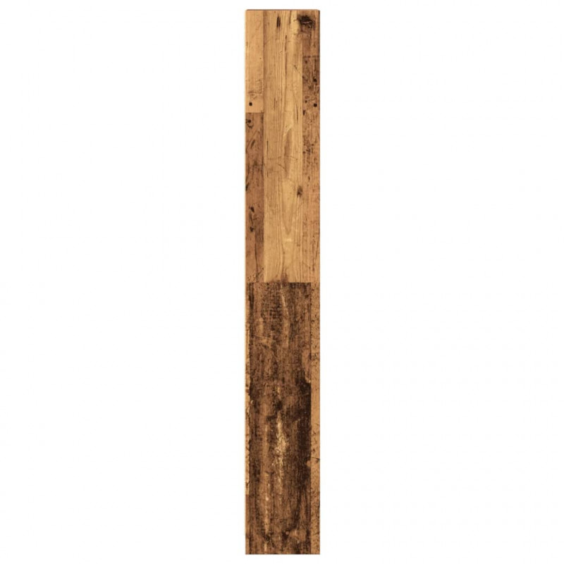 Regał, stare drewno, 40x24x176 cm, materiał drewnopochodny