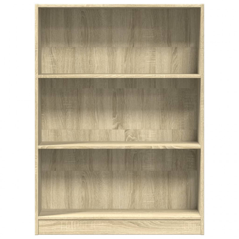 Regał, dąb sonoma, 80x24x109 cm, materiał drewnopochodny