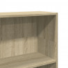 Regał, dąb sonoma, 80x24x109 cm, materiał drewnopochodny