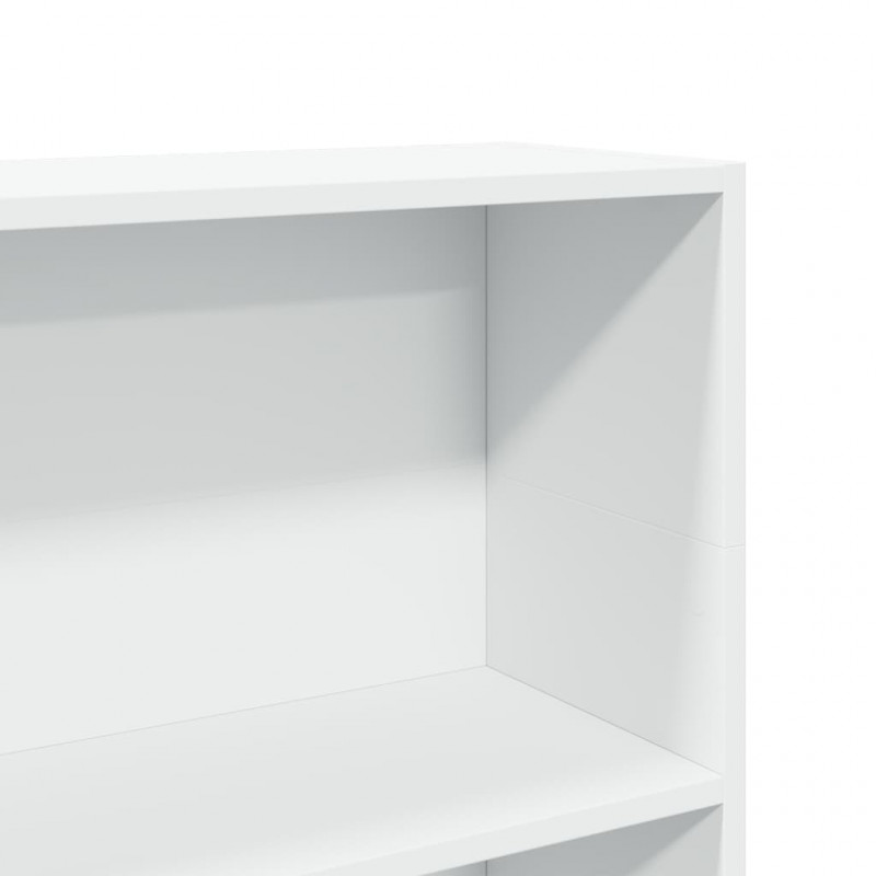Regał, biały, 80x24x109 cm, materiał drewnopochodny