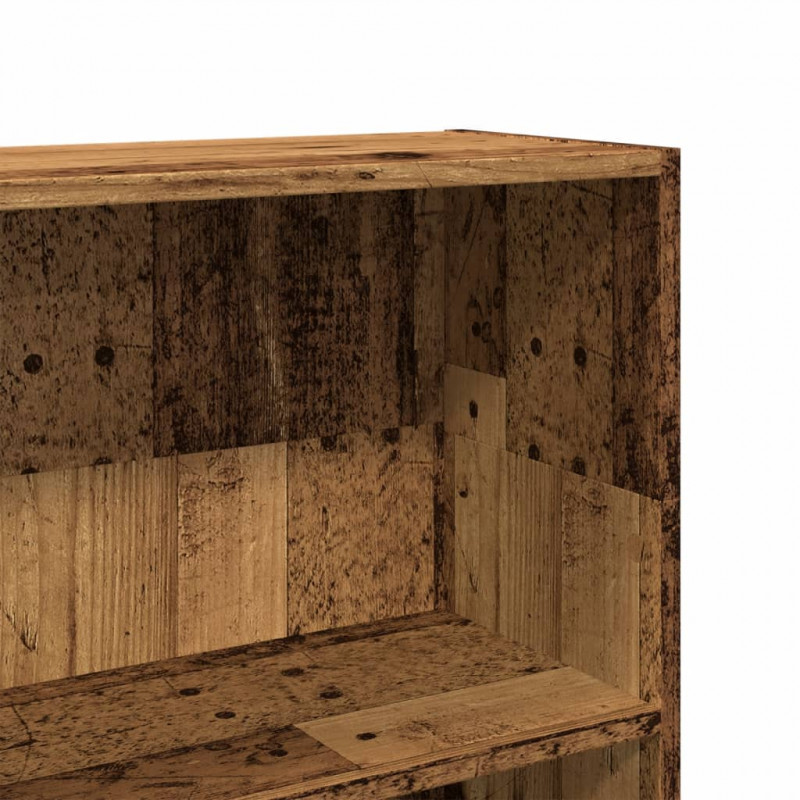 Regał, stare drewno, 80x24x109 cm, materiał drewnopochodny