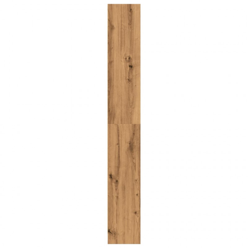 Regał, dąb artisian, 80x24x176 cm, materiał drewnopochodny