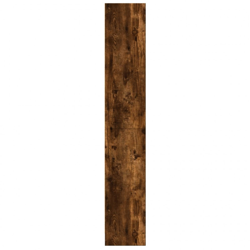Regał, przydymiony dąb, 60x24x143 cm, materiał drewnopochodny