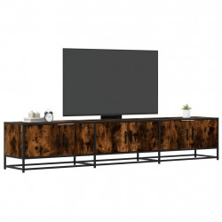 Szafka pod TV, przydymiony dąb, 210x35x41 cm