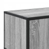 Szafka pod telewizor, szary dąb sonoma, 180x35x41 cm