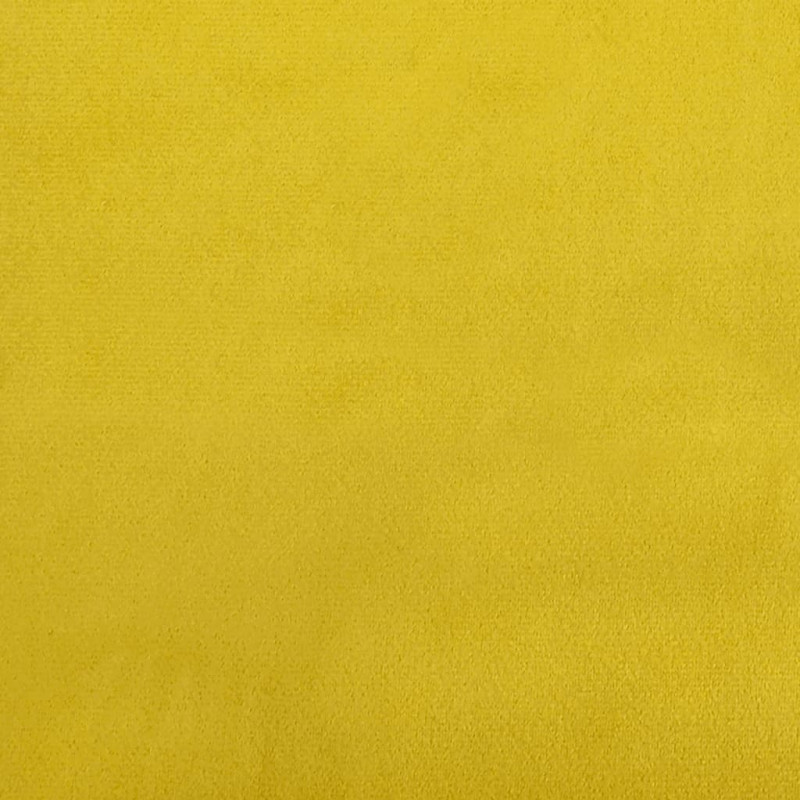 3-osobowa sofa z poduszkami, żółta, 180 cm, aksamit