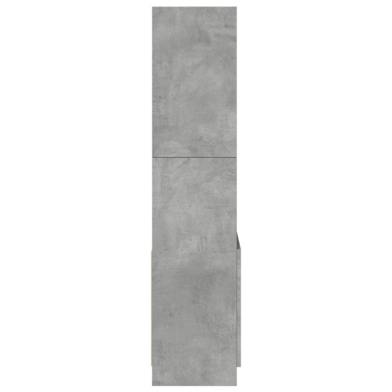 Wysoka szafka, szarość betonu, 63x33x140 cm