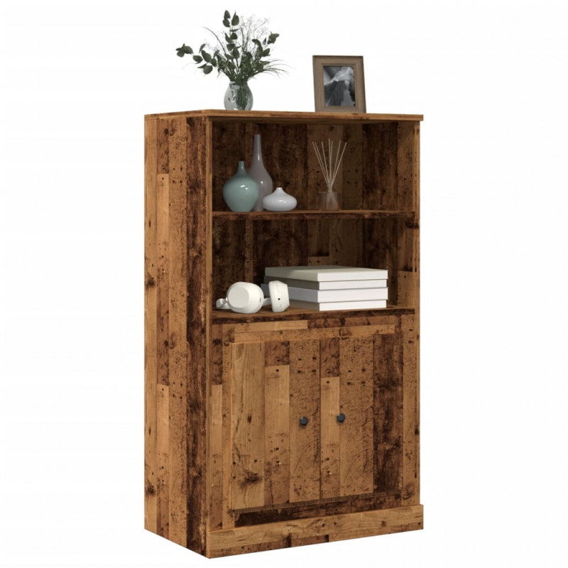 Kredens, stare drewno, 60x35,5x103,5cm, materiał drewnopochodny