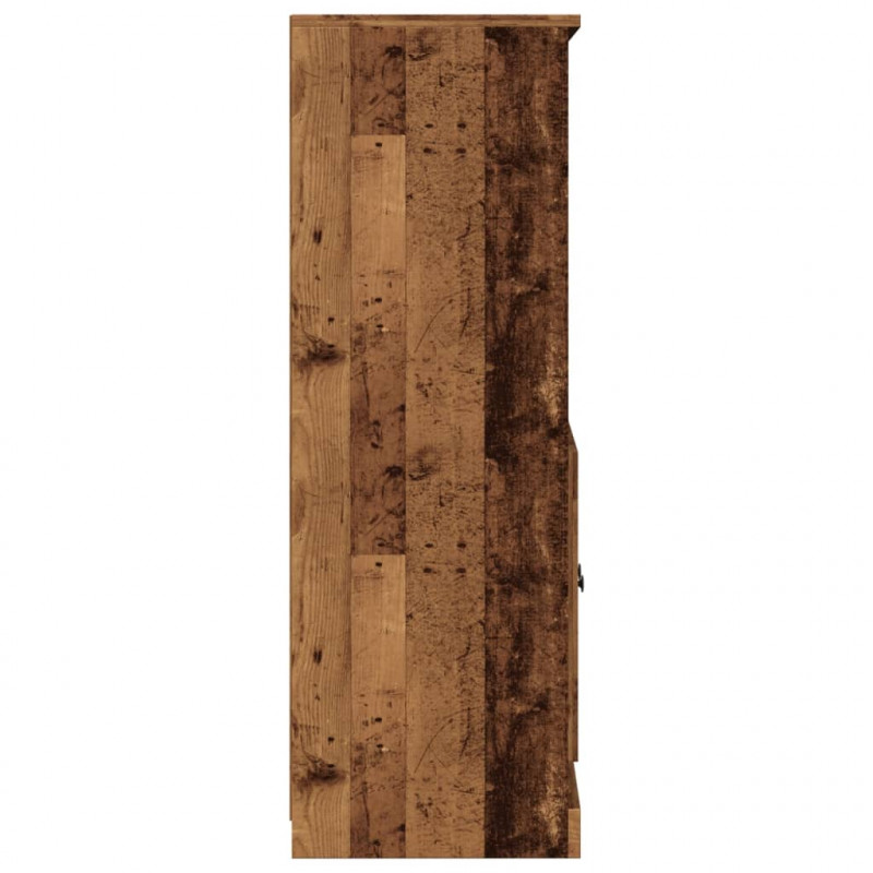 Kredens, stare drewno, 60x35,5x103,5cm, materiał drewnopochodny