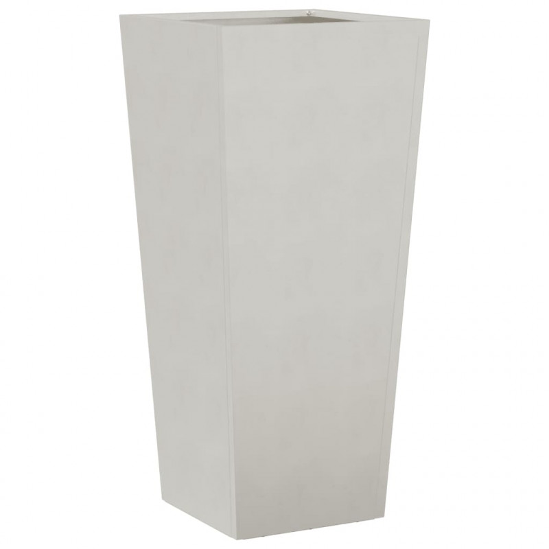 Donice ogrodowe, 2 szt., 35x35x75 cm, stal nierdzewna