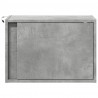 Wisząca szafka nocna z podświetleniem LED, szarość betonu