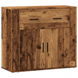 Szafka, stare drewno, 80x33x70 cm, materiał drewnopochodny