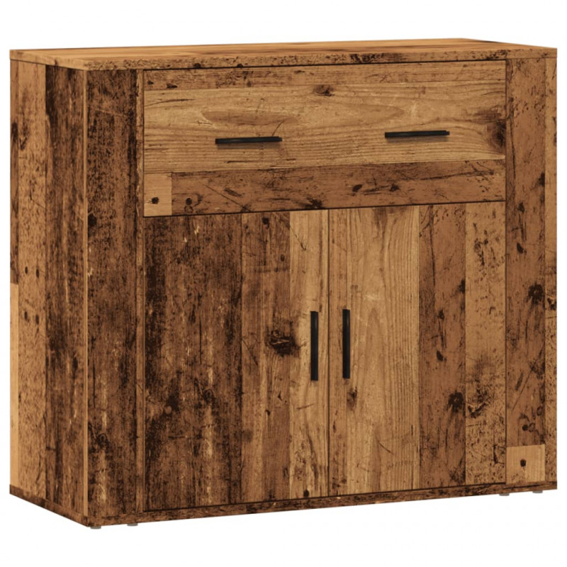 Szafka, stare drewno, 80x33x70 cm, materiał drewnopochodny