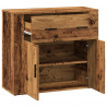 Szafka, stare drewno, 80x33x70 cm, materiał drewnopochodny