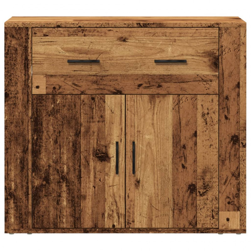 Szafka, stare drewno, 80x33x70 cm, materiał drewnopochodny