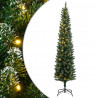 Sztuczna, smukła choinka, 150 lampek LED, 120 cm