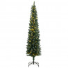 Sztuczna, smukła choinka, 150 lampek LED, 120 cm