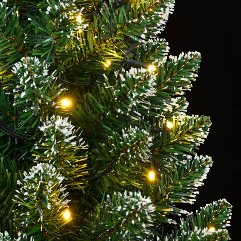 Sztuczna, smukła choinka, 150 lampek LED, 120 cm