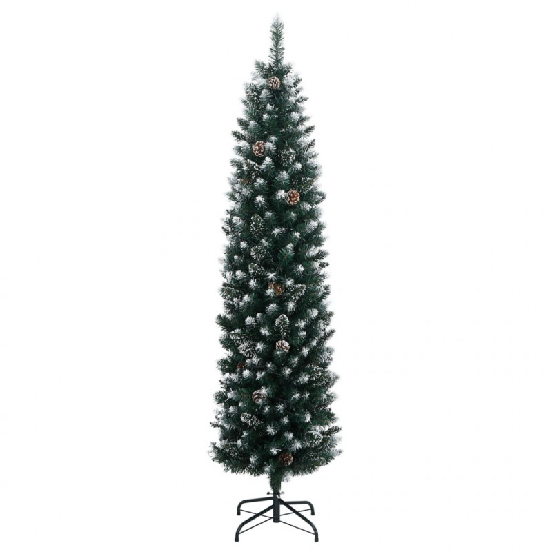 Sztuczna, smukła choinka, 150 lampek LED, 150 cm